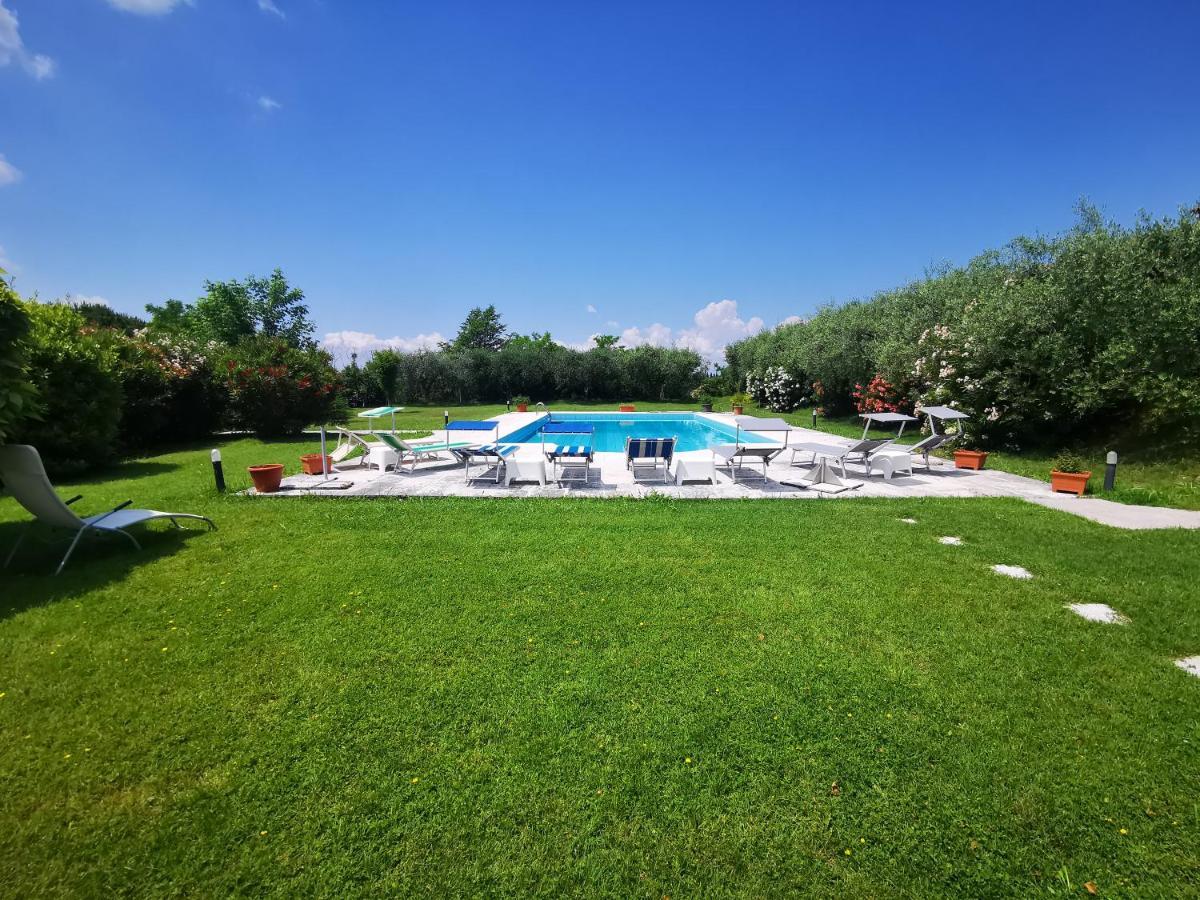 Casa Ghirlanda Con Piscina E Campo Da Tennis Lazise Bagian luar foto